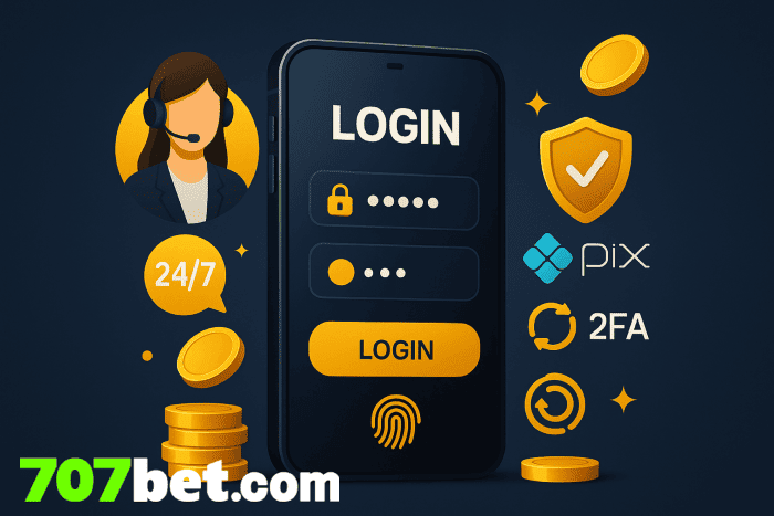 Figura 3 do login da 707BET